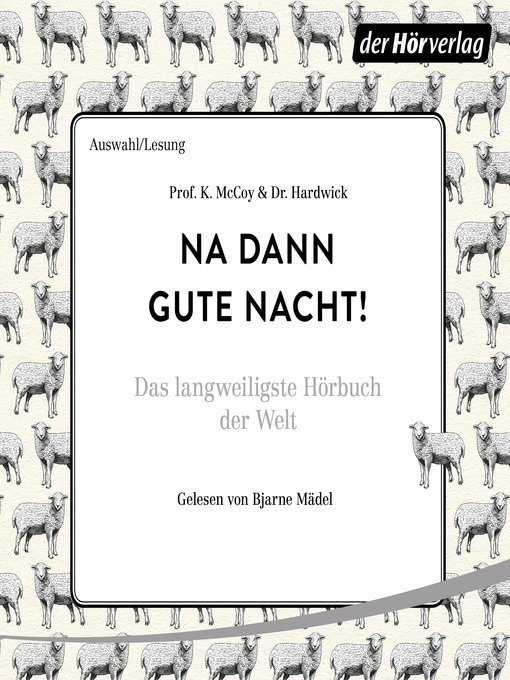 Title details for Na dann gute Nacht! by Prof. K. McCoy - Wait list